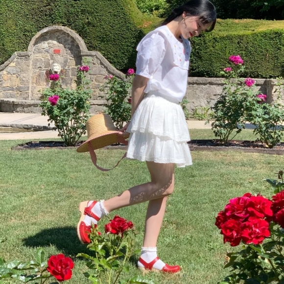 Sandgrens Milan‎ Red Clog Shoes Wooden Heels - Picture 14 of 14